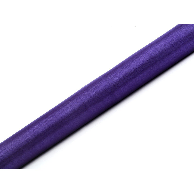 Organza Stoff 9m x 36cm in Violett