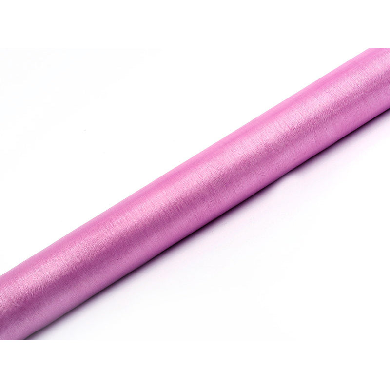 Organza Stoff 9m x 36cm in Rosa