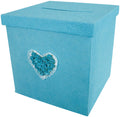 Briefbox "Blumenherz" Türkis