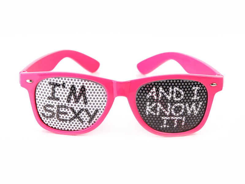 Brille "I`m sexy and I know it !"