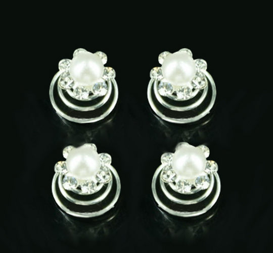 4 Curlies "Perle mit Strass"