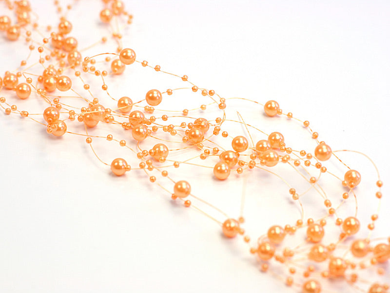 5 Perlengirlanden je 1,30 Meter -18 FARBEN zur Auswahl!