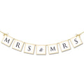 Girlande "MRS & MRS" 90cm - Frauenhochzeit