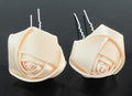 6 Haarnadeln "Rose" apricot - 20mm