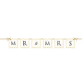 Girlande MR & MRS -77cm
