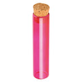 Reagenzglas mit Korken in Pink -12cm