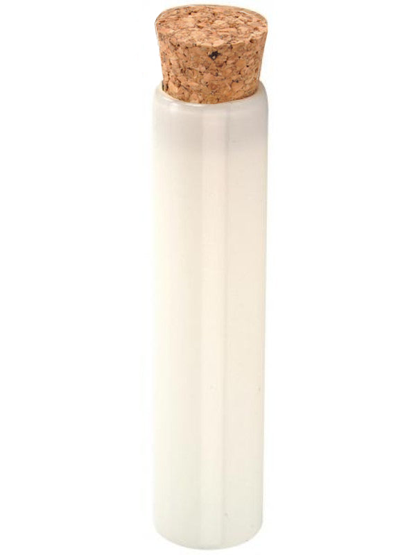 Reagenzglas mit Korken in Weiß -12cm