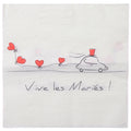 20 Servietten "Vive les mariés"