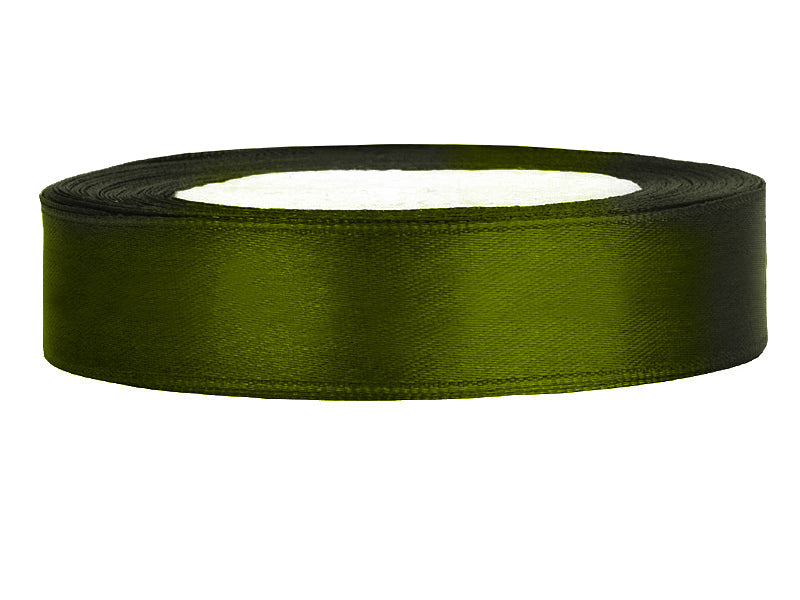Satinband 12mm x 25m in Grün