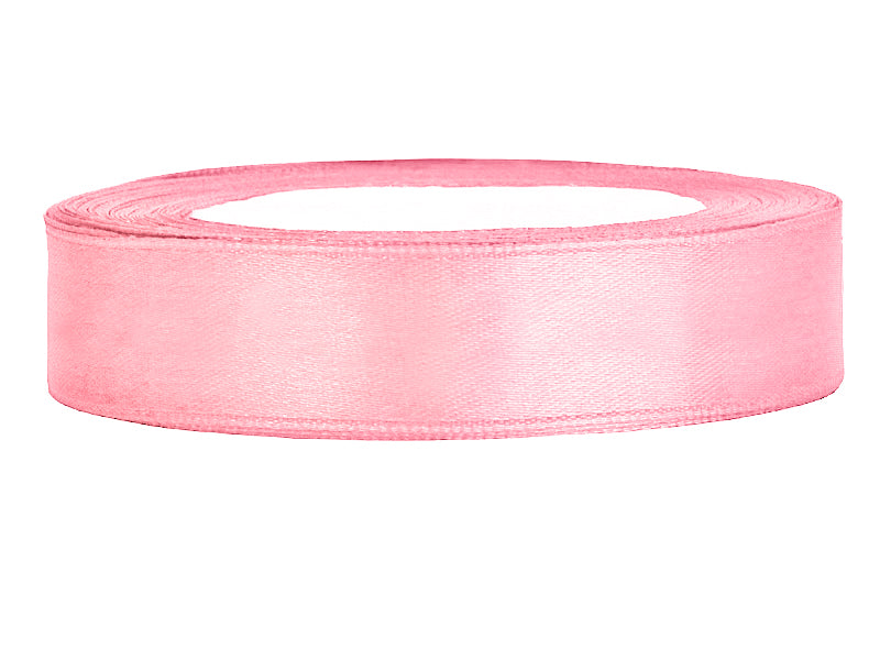Satinband 12mm x 25m in Rosa-Dunkel