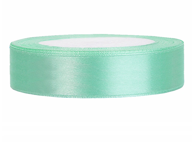 Satinband 12mm x 25m in Mintgrün