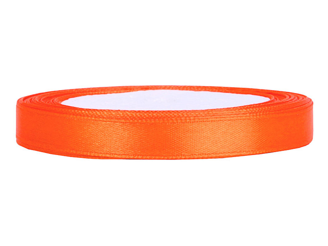 Satinband 6mm x 25m in Orange