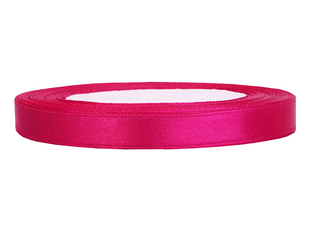 Satinband 6mm x 25m in Hot Pink