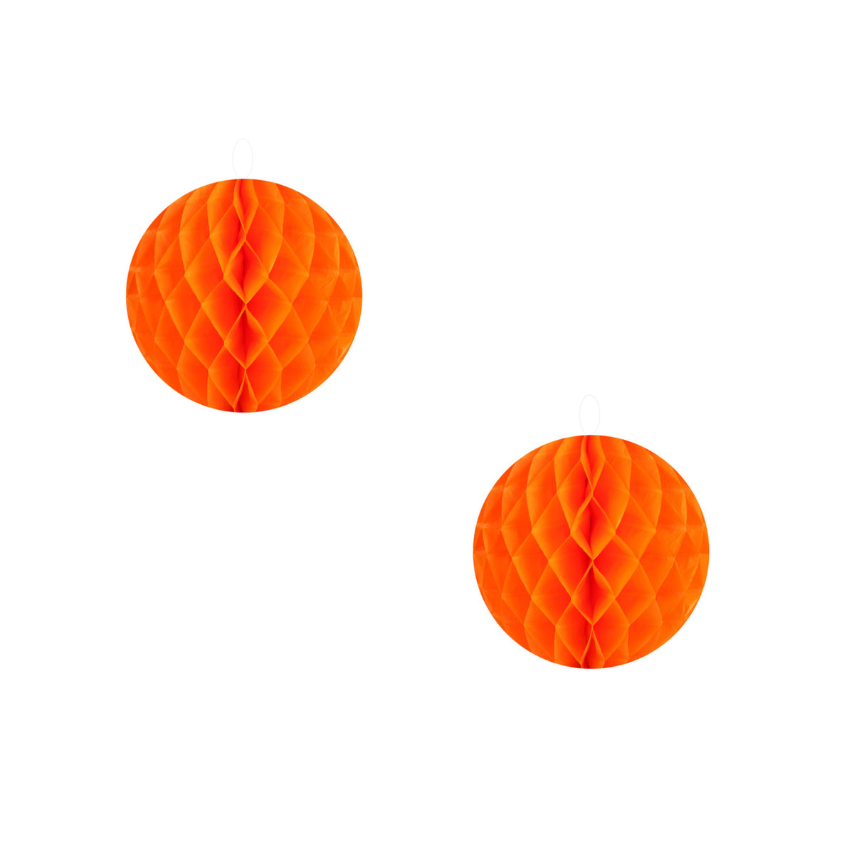 Wabenbälle (2 Stück) 10cm in orange