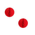 Wabenbälle (2 Stück) 10cm in rot