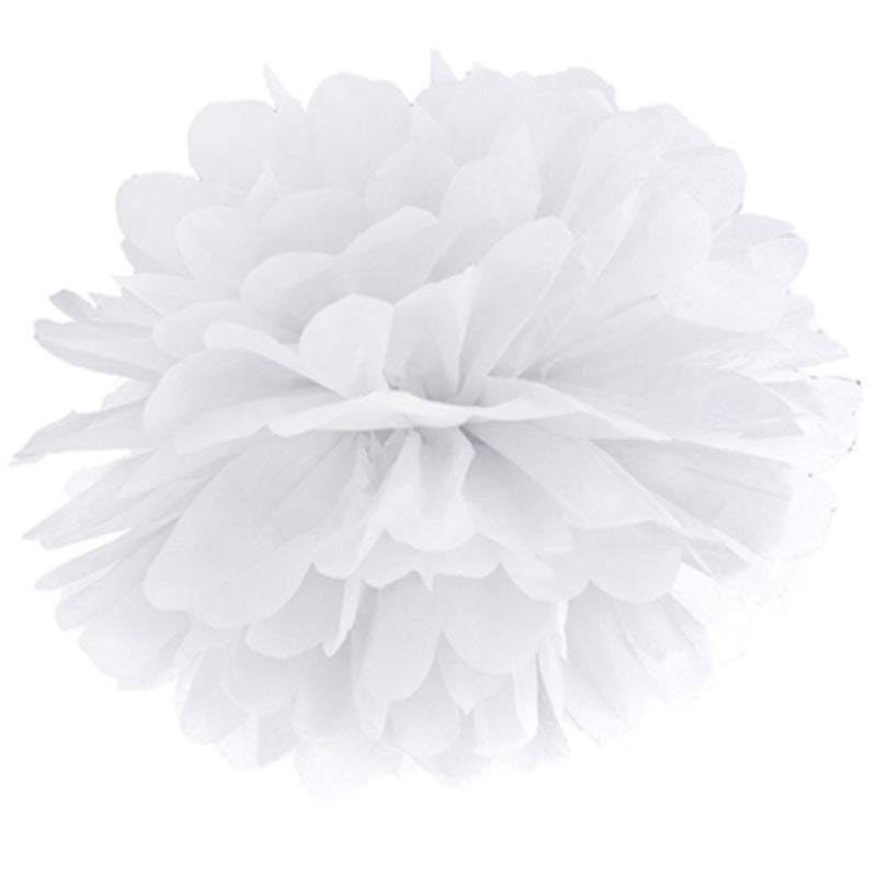 PomPoms in weiß 35cm