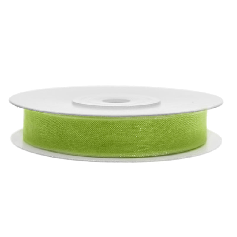 Chiffonband 6mm x 25m in Apfelgrün