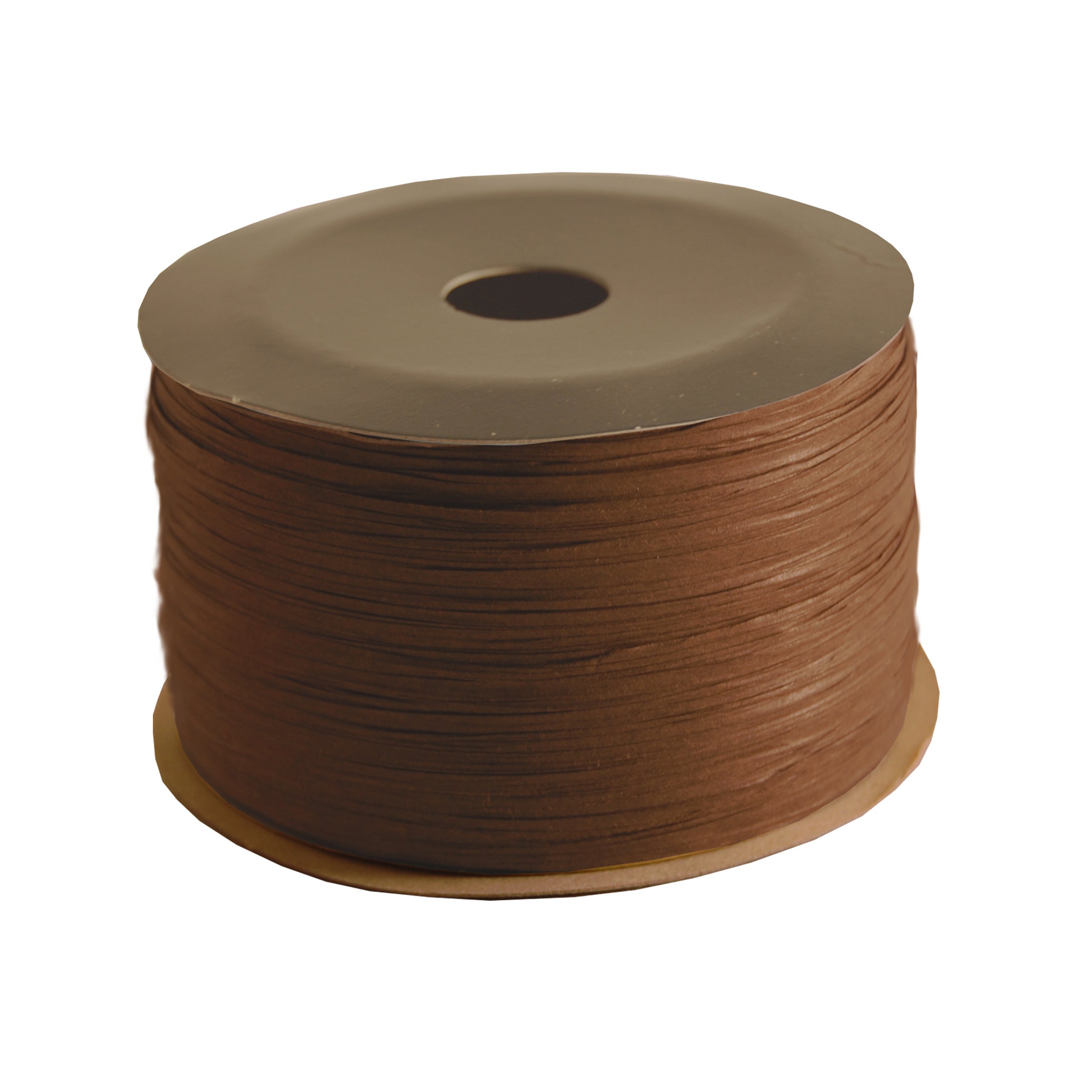 Bastband 100m Rolle in hellbraun  - Ideal zum dekorieren