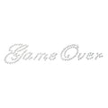 Schuhsticker Strass "Game Over"