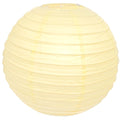 Lampion "Rund" 30cm in ivory