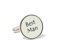 Manschettenknöpfe "Best Man"