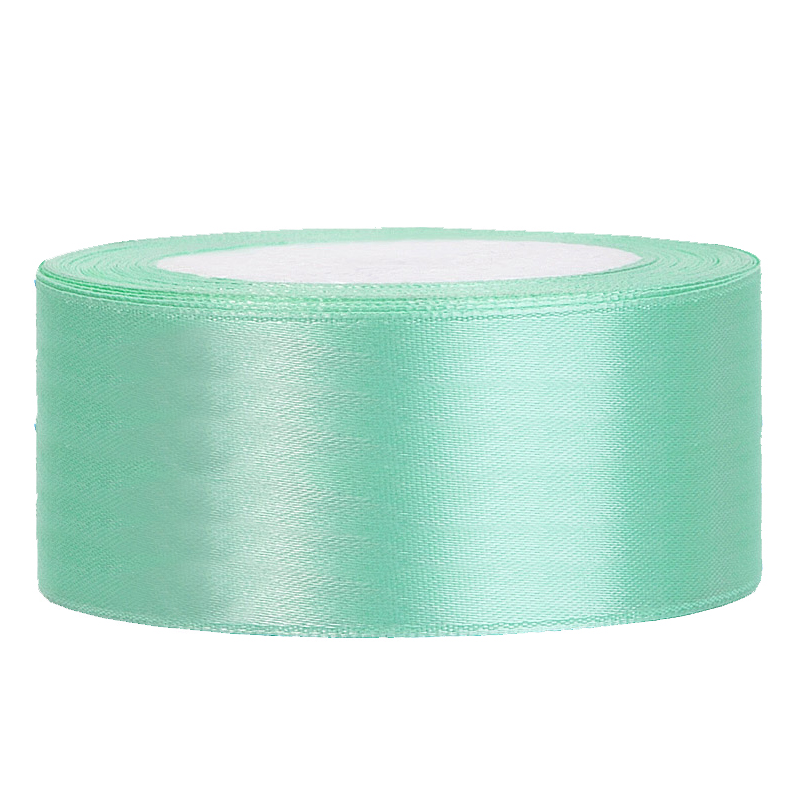 Satinband 25mm x 25m in Mintgrün