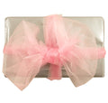 Organza Stoff 25m x 28cm in Rosa