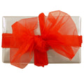 Organza Stoff 25m x 28cm in Rot