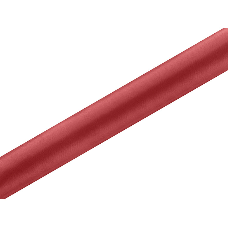 Satin Stoff 9m x 36cm in Rot
