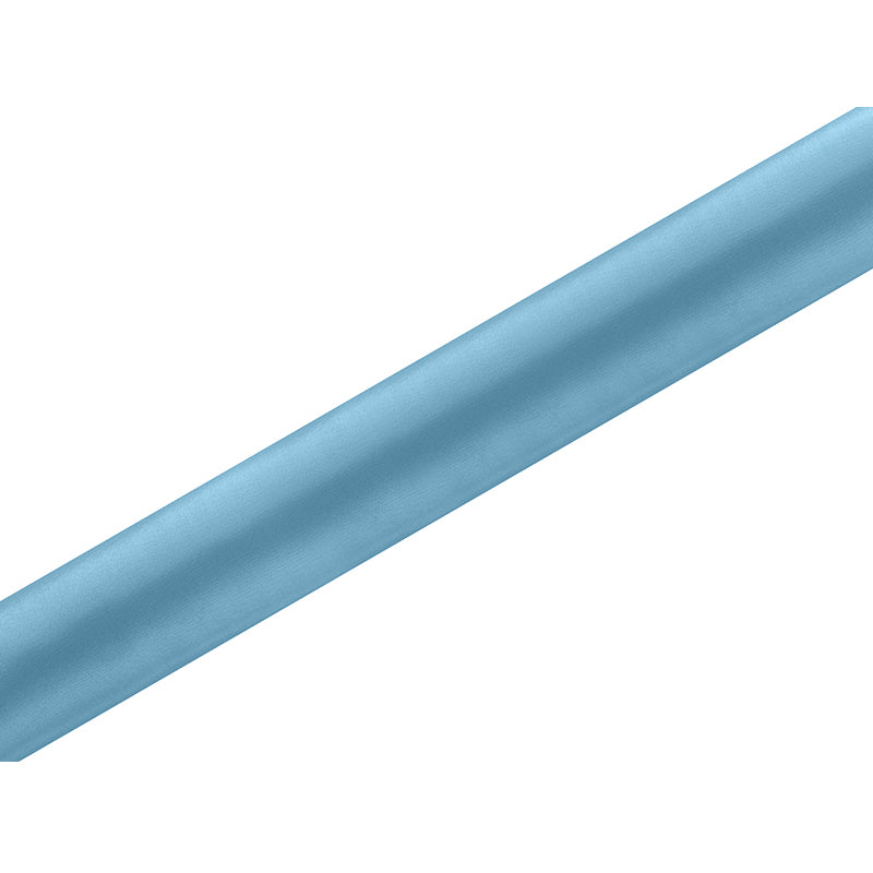 Satin Stoff 9m x 36cm in Türkis