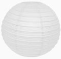 Lampion "Rund" 30cm in weiß