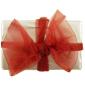 Preview: Organza Stoff 25m x 28cm in Weinrot