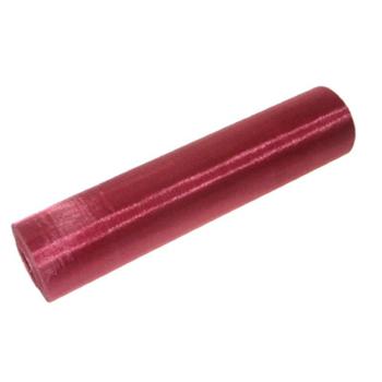 Organza Stoff 25m x 28cm in Weinrot