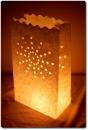 10er Pack Candle Bags "Sun" in weiß oder rot